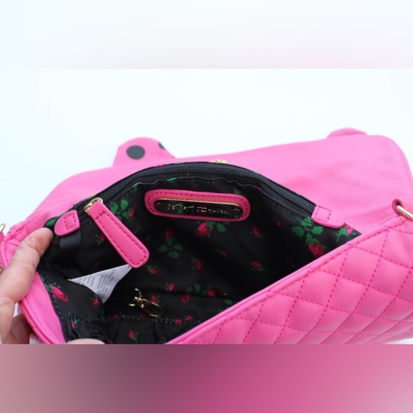 Betsy Johnson dots enough shoulder bag - Picture 7 of 10